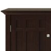 Bedford - Sideboard Buffet And Wine Rack - Dark Chestnut Brown - Image 3