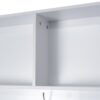 Entryway Bench With Coat Rack, 3 In 1 Design And Adjustable Shelves, Hall Tree With 7 Hooks For Entrance, Living Room - White - Image 14