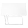Accent Table, C - Shaped, Modern - White - Image 5
