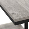 Accent Table, C - Shaped, Contemporary And Modern - Gray - Image 6