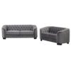 3 Piece Sofa Sets With Legs, Upholstered Couches - Gray - Image 20