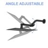 Sleek Design 4" Shower Arm Extension - Black - Image 5