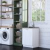Murphy - Laundry Cabinet With Faucet And Stainless Steel Sink - White - Image 8