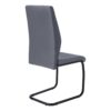 Dining Chair, Side, Upholstered, Contemporary & Modern (Set of 2) - Gray - Image 3