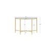 Bordeaux - Console Table - White / Gold - Image 3