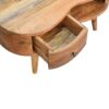 Mini Wave Coffee Table - Oak - Image 5