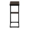 Accent Table, C - Shaped, Modern - Espresso - Image 3