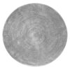 Drum Accent Side Table, Contemporary, Elegant Design - Chrome - Image 5