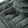 Oversized Double Chaise Lounge Sofa Bed Cloud Couch Upholstered Sleeper Sofa Daybed With 2 Supportive Pillows, USB Ports And Cup Holders - Dark Gray - Image 22