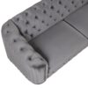 Sofa With Legs, Upholstered, Thick Removable Seat Cushion, 3 Seater - Gray - Image 19