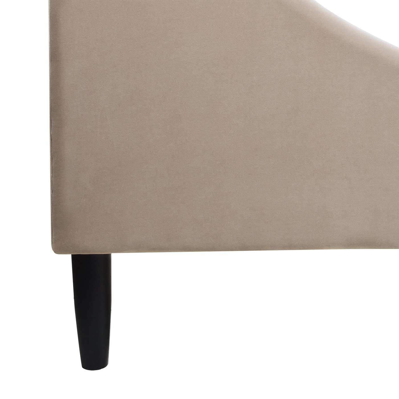 Aspen - Queen Vertical Tufted Modern Headboard Platform Bed Set - Mink Beige - Image 6