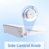 Smart Bidet Toilet Seat With Side Knob Adjustable Heated Seat With Water Temperature And Pressure Adjustment Portable Bidet - White - Image 11