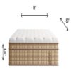 14" King Hybrid Mattress With Innerspring & Gel Memory Foam - Beige / White - Image 3