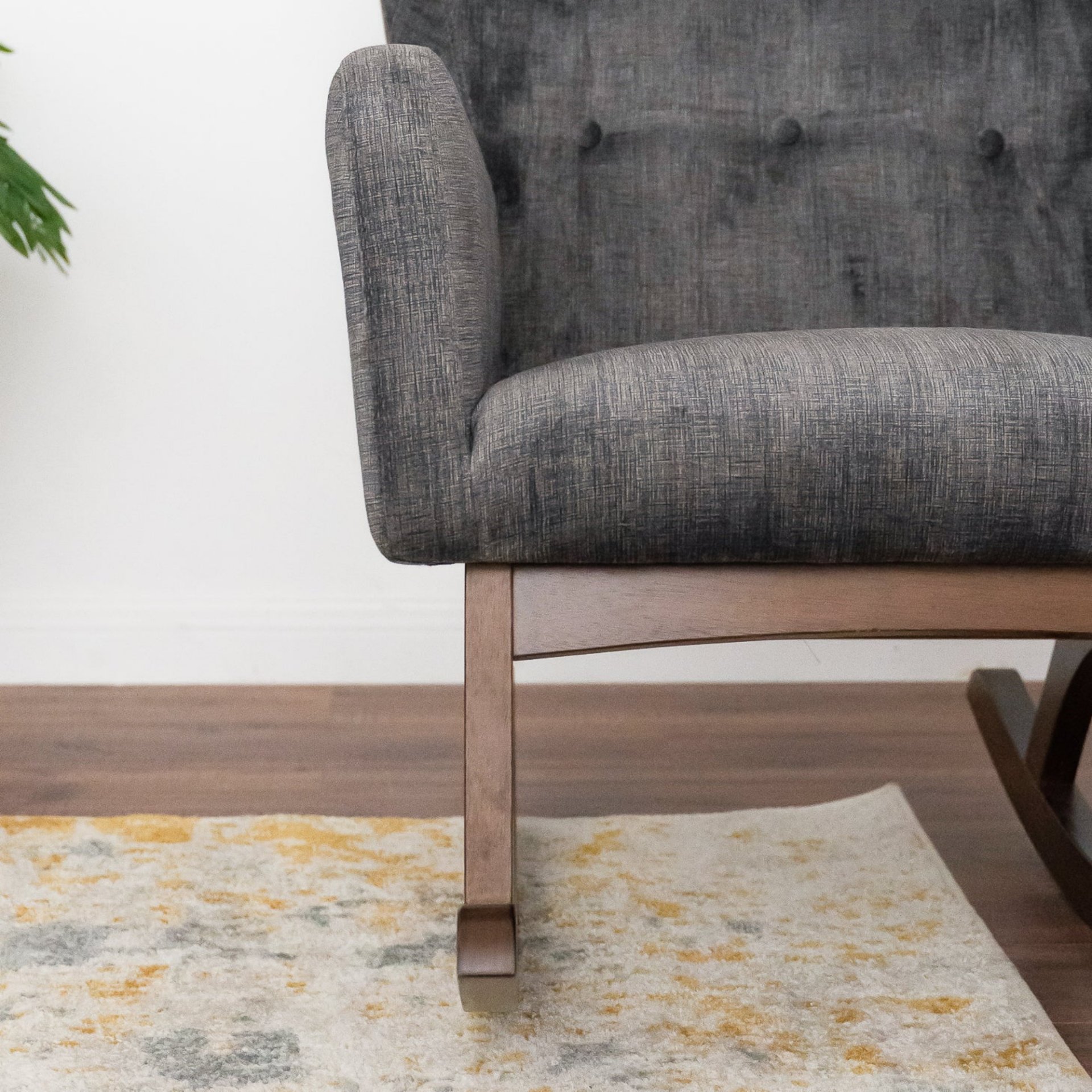 Alistair - Rocking Chair - Brown / Dark Gray - Image 5