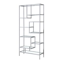 Bookshelf, Bookcase, Etagere, For Office, Contemporary & Modern - Silver