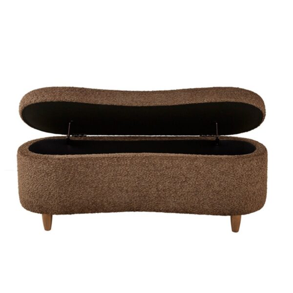 Flip Top Storage Bench - Chocolate