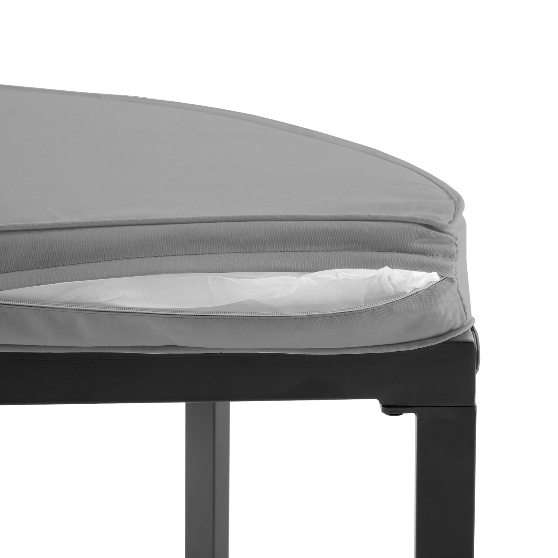 Outdoor Sectional Sofa Set With Cushions - Gray - Image 21