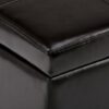 Kingsley - Large Storage Ottoman - Coffee Brown - Image 5