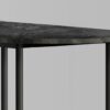Home Bar Table With Bar Height Small Rectangular For Kitchen - Gray - Image 2