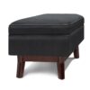 Owen - Rectangular Storage Ottoman - Midnight Black - Image 3