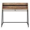 Computer Desk For Home Office, Laptop, Storage Shelves, Contemporary Versatile Placement - Brown - Image 2