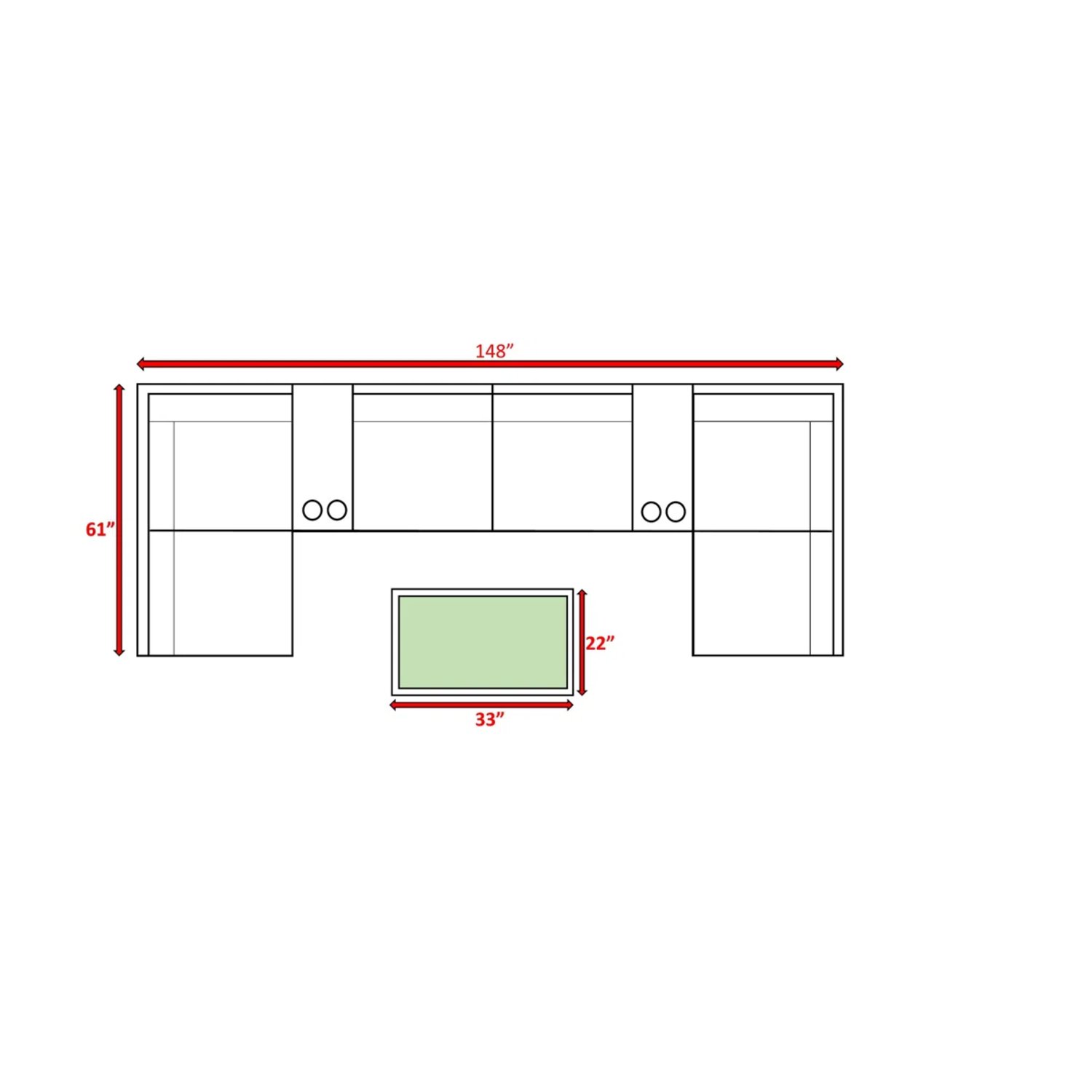 Outdoor Wicker Seating Group For 4 With Cushions - Gray Mix - Image 8
