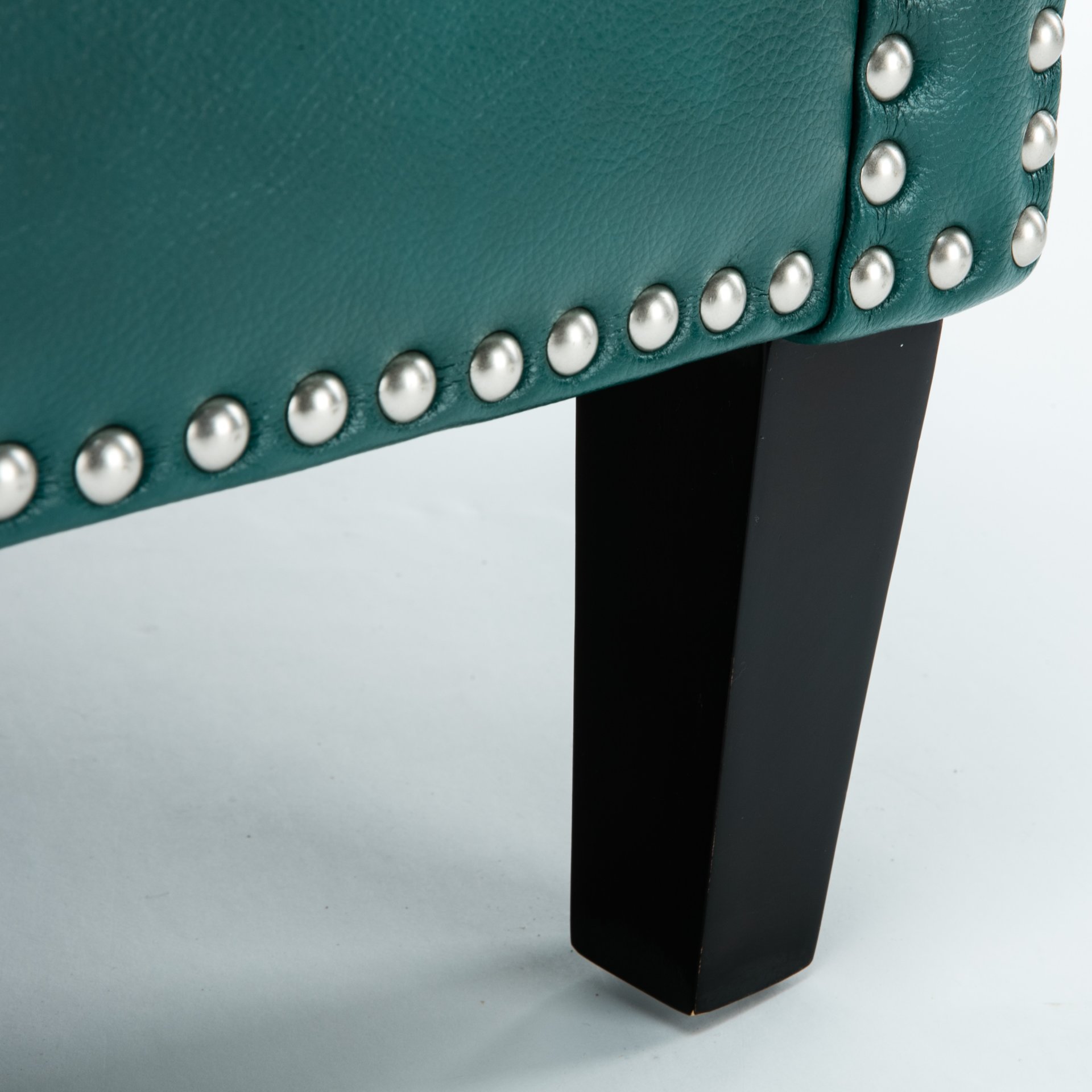 Hadley - Club Chair With And Hardwood Frame - Teal - Image 15