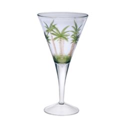 Leadingware V Shaped Unbreakable Plastic Wine Glasses, 14Oz (Set of 4) - Clear