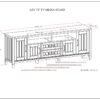 Lev - Handcrafted TV Media Stand - Smoky Brown - Image 10