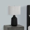 Lighting, Table Lamp, Concrete, Contemporary - Black - Image 5