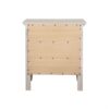 3 Drawer Nightstand - Silver Champagne - Image 2