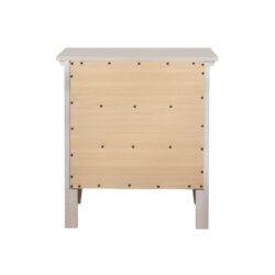 3 Drawer Nightstand - Silver Champagne
