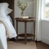 Philippe - Round End Table With Shelf - Brown - Image 4
