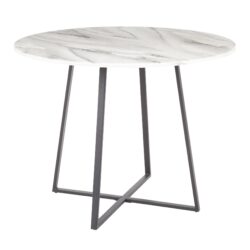 Cosmo - Contemporary Dining Table - Black / White