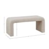 Waterfall Bench - Beige - Image 3