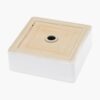 Elegant European Style Ceramic Square Vessel Bathroom Sink - White - Image 5