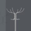 Coat Rack, Hall Tree, Free Standing, 12 Hooks, Entryway, Umbrella Holder, Contemporary & Modern - Silver - Image 3