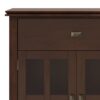 Artisan - Large 4 Door Sideboard Buffet - Russet Brown - Image 6