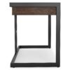 Erina - Desk - Distressed Charcoal Brown - Image 3