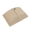 Undermount Rectangular Bathroom Sink With Overflow - White - Image 10