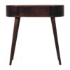 Rounded Small Console Table - Caramel - Image 5