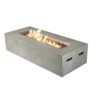 4 Piece Patio Seating Group With Cushions And Fire Pit - Gray Mix - Image 4