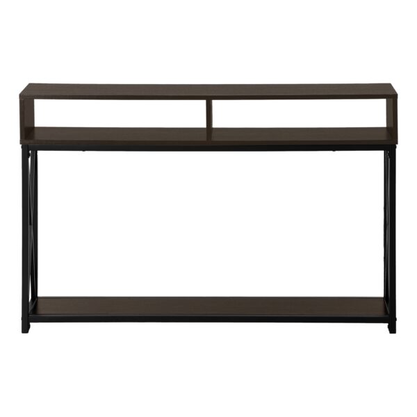 Accent Console Table For Entryway, Modern - Espresso