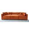 Uptown - Modular Sofa - Burnt Orange - Image 10