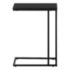 Accent Table, C - Shaped, Contemporary & Versatile Use - Black - Image 2