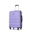 Expandable 3 Piece Luggage Sets Pc Lightweight & Durable Suitcase With Two Hooks, Spinner Wheels, Tsa Lock, (21/25/29) - Purple - Image 12