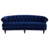La Rosa - Victorian Chesterfield Tufted Sofa - Navy Blue - Image 10