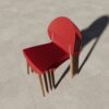 4 Piece Set Of Single Chairs With A Design Combining Modern And Traditional Elements, Durable And Comfortable - Crimson - Image 11