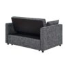 Sienna - Tufted Convertible Sleeper Sofa With Chaise - Gray - Image 8