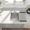 13" Undermount Kitchen Sink 16 Gauge Single Bowl - Brushed Nickel - Image 5